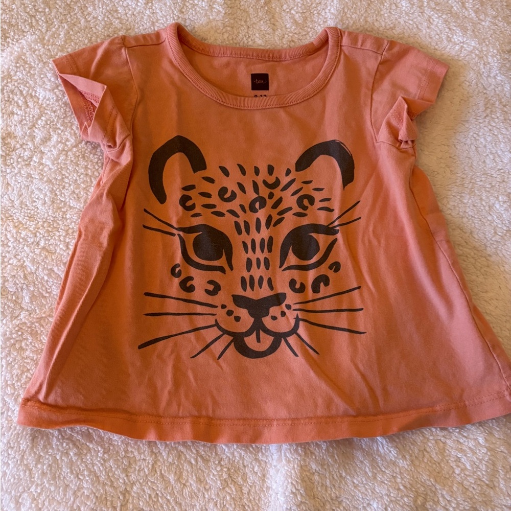 Orange Graphic Kids T-Shirt